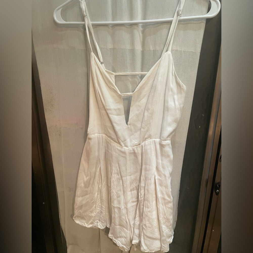 Short White Romper